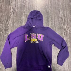 LSU Tigers Purple Champion Hoodie Size Medium